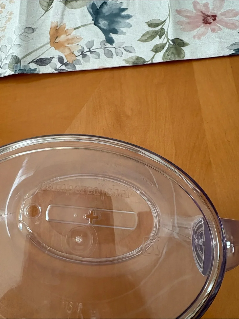 Pampered Chef Clear Plastic Pitcher, As Is